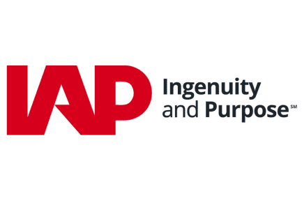 IAP logo with tagline 