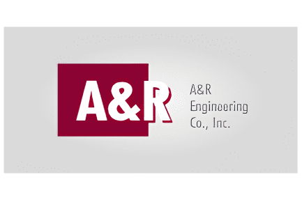 A&R Engineering Co. Inc. logo design.